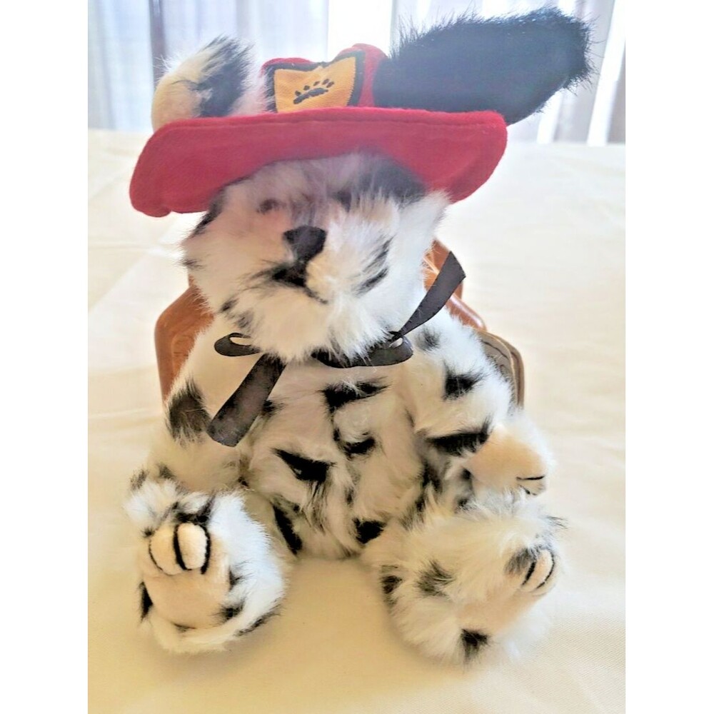 Boyds Bears Hot Diggity The Head Bean Collection Fire Station Dalmatian Dog Tags